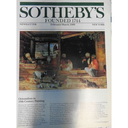 4 Sotheby's New York Newsletters, 1988 - 1991