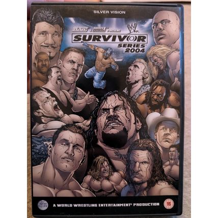 WWE official DVD SURVIVOR SERIES 2004 Eddie Guerrero Kurt Angle JBL WWF NXT AEW