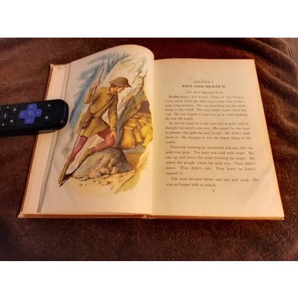 Old Vintage Basic Reader Health Trails The Road To Health By Edwina Jones 1949