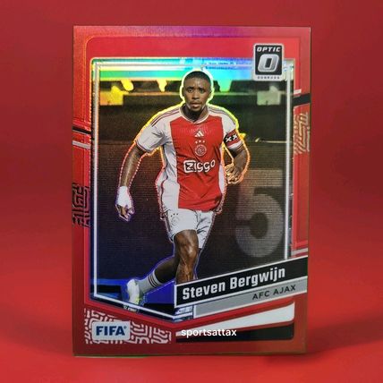 PANINI DONRUSS SOCCER 2023/24 STEVEN BERGWIJN AJAX NUMBERED 144/299