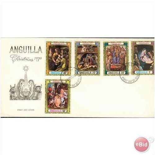 Anguilla FDC 1970 - SG 99-103 - Christmas