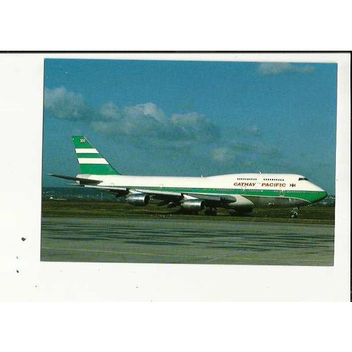 Aviation CATHAY PACIFIC BOEING 747-300 Postcard by Editions P.I. (544)