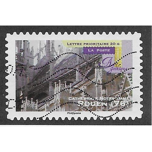 FRA 2011 (58c) 'GOTHIC ART - ROUEN 76' FINE USED (EBID56-599)