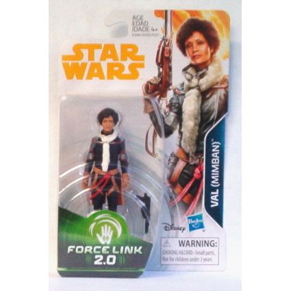 STAR WARS ' Force Link ' VAL (MIMBAN) figure (yellow card)