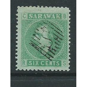 malaysia stamps sarawak sg5 used sg 5 used