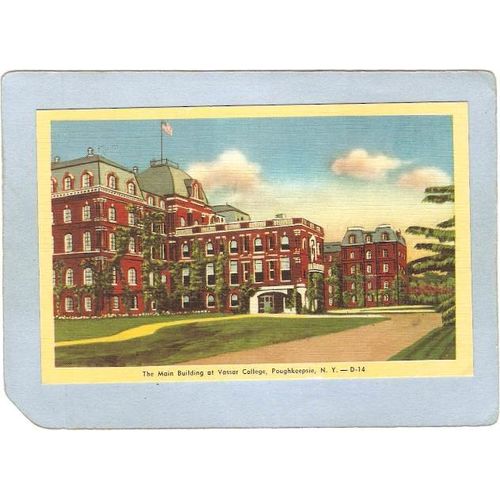 New York Poughkeepsie Main Building Vassar College ny_box4~2306