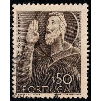 Portugal 1948 Holy John of Brito 20c Used Stamp