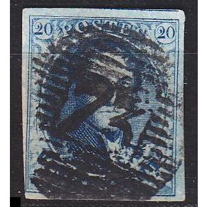 BELGIEN BELGIUM [1851] MiNr 0004 By ( O/used ) [01]