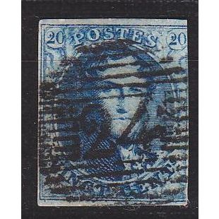 BELGIEN BELGIUM [1851] MiNr 0004 Bz ( O/used ) [01]