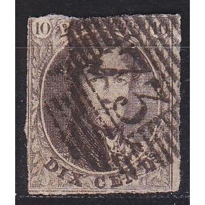 BELGIEN BELGIUM [1858] MiNr 0007 I ( O/used ) [01]
