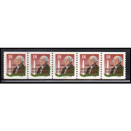 2149av 18c George Washington Very Fine MNH Dry Gum PNC 33333/5 X2416