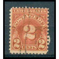 Used J81 2c Postage Due Average Plus WA1296