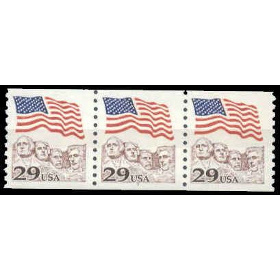 2523 29c U.S. Flag Very Fine MNH PNC 7/3 W1595