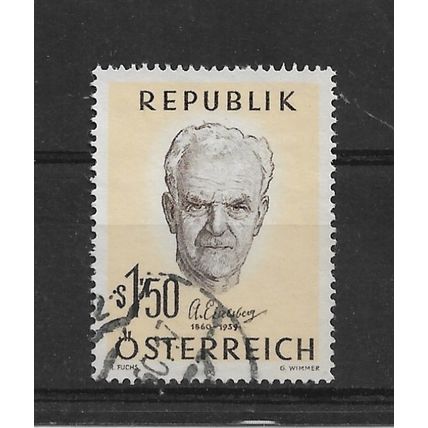 Austria.Birth Century of Dr.Anton Eiselsberg (surgeon) stamp.Fine Used.Aug22b
