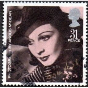 1985 British Film Year, 31p Value, Vivien Liegh, Good used