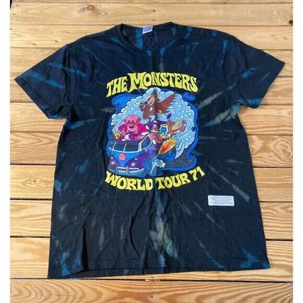 The Monsters World Tour 71 Graphic T Shirt-LARGE-BLACK-UNISEX-NEW-FAST SHIPPING