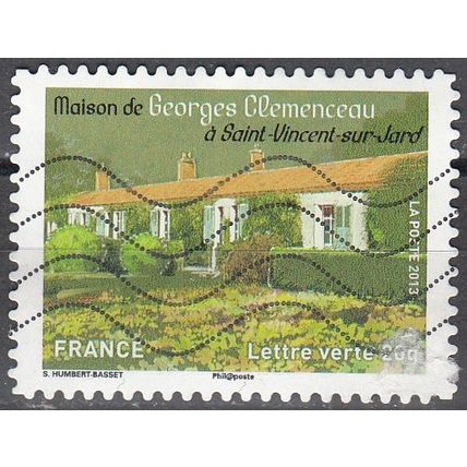 France 2013 Michel 5652 O Cote (2015) 0.60 € Maison de Georges Clemenceau