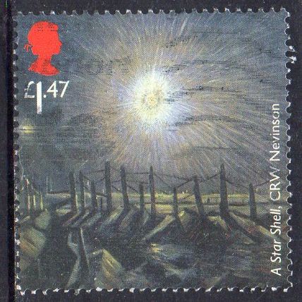 GB 2014 Centenary of WWI - A Star Shell £1.47 Used