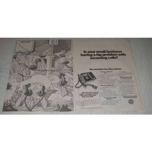 1980 Bell Com Key System Ad - Incoming Calls