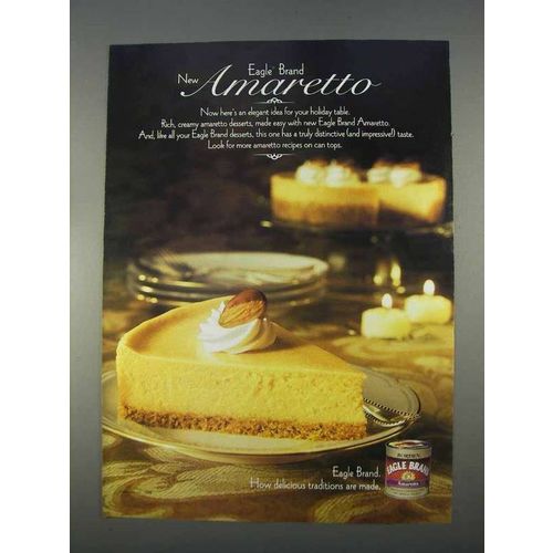 1996 Eagle Brand Amaretto Sweetened Condensed Milk Ad