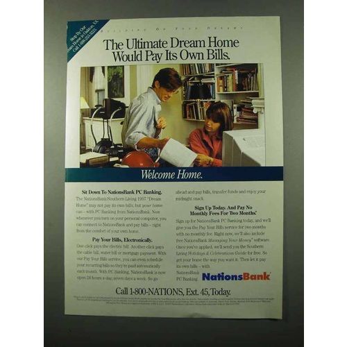 1997 NationsBank Home Equity Line Ad - Dream Home