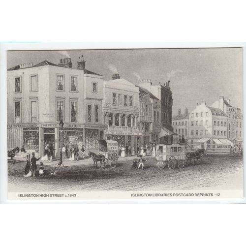 High Street Islington Libraries Reproduction Postcard 12