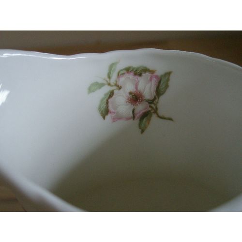 Staffordshire Bone China Wild Dog Rose Jug