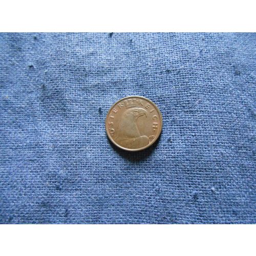 1925 AUSTRIA 1 GROSCHEN COIN.