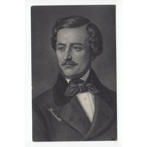 Gaetano Donizetti Italian Composer Postcard
