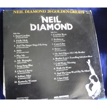 Neil Diamond 20 Golden Greats - MCA Records 1973