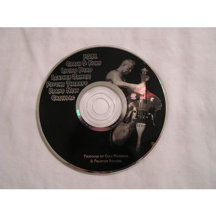 Phantom Rockers 5" Punched CD Promo with 6 Songs-PSYCHO SICK MOTHERFUCKER
