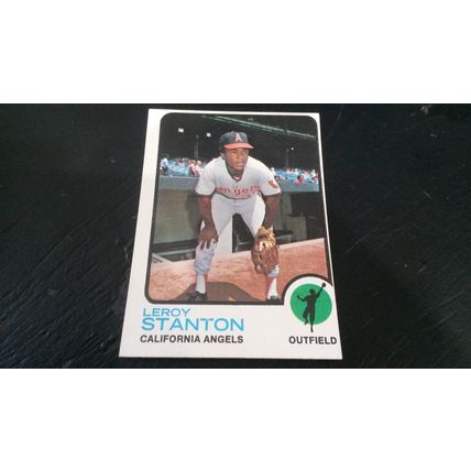 1973 Topps Card # 018 Leroy Stanton Very Good (3) California Angels