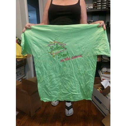 Salem Cigarettes Fresh on The Scene Green Neon T Shirt XL