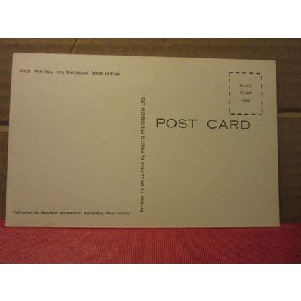 HOLIDAY INN, BARBADOS, WEST INDIES unused postcard /