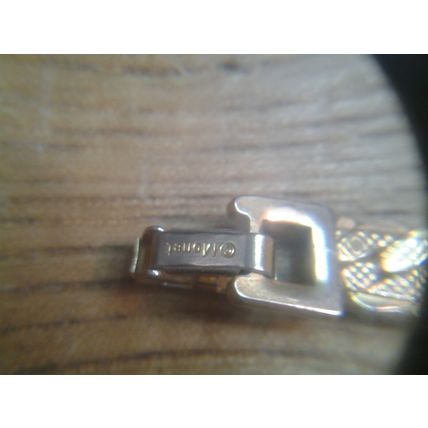Gold Toned Monet Metal Bracelet Approx. Length 7 Inches