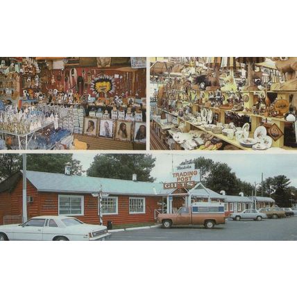 Muskoka Trading Post Shop Canadian Crafts Store Postcard