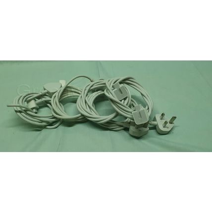 Job Lot 5 X UK 3 Pin Power Adapter Extension cable Apple MacBook Pro MagSafe