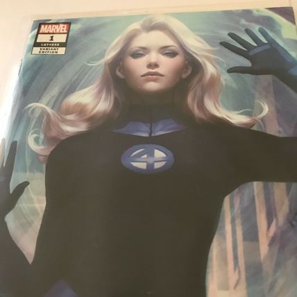 2018 Marvel Fantastic Four Invisible Girl Artgerm Variant CoverComic Book #1