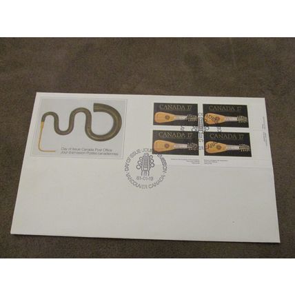 1981 Canada postal FDC Cover - Vancouver Look of Music Exhibition