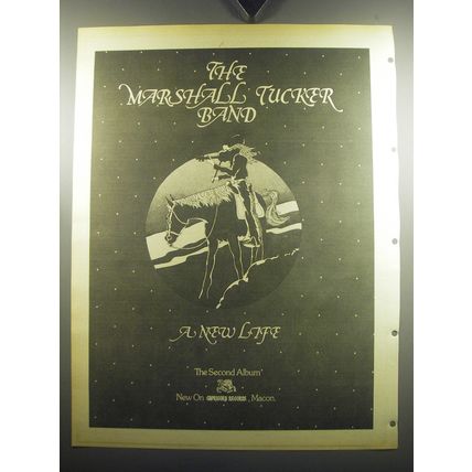 1974 The Marshall Tucker Band A New Life Album Advertisement