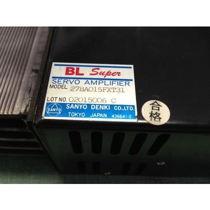 KAWASAKI/ SANYO DENKI 27BA015FXT31 BL SUPER SERVO AMPLIFIER 27BAO15FXT31,TD