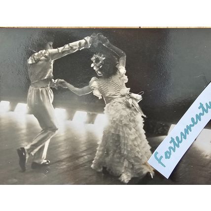 Girl boy dancers, Norwich Theatre 1920s musical, fashion, social history RPPC