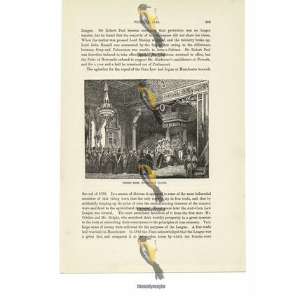 Throne Room, Buckingham Palace, London, Book Illustration (Print), c1870