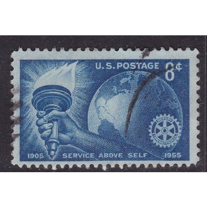 United States 1955 Rotary International 8c Fine Used SG 1068 VGC
