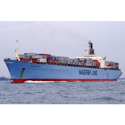 SQ0878 - Maersk Containership - Maersk Paris - photograph 6x4