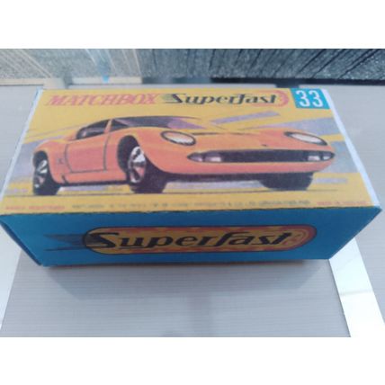 Matchbox - No33 Lamborghini Miura SF Replica Box