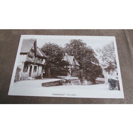 1909 real photo Postcard - Penshurst Village scene - Sevenoaks, Kent