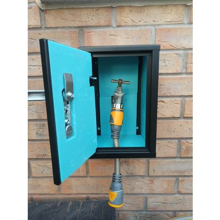Tap Lock Box Enclosure - Secure Outside Tap Cover - Reduce frost damage risk