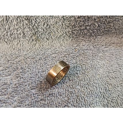 1986 Washington Quarters, Handmade Coin Ring, Size 8