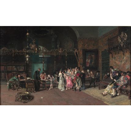 Marià_Fortuny_-_The_Spanish_Wedding Poster Canvas Print Art Painting Decor Repri